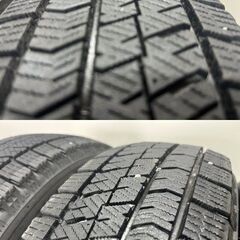 BS BRIDGESTONE BLIZZAK VRX2 155/65R14 14インチ スタッドレス 4本 20～21年製 バリ溝 ムーヴ スペーシア ワゴンR等　(STO022)の画像
