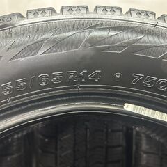 BS BRIDGESTONE BLIZZAK VRX2 155/65R14 14インチ スタッドレス 4本 20～21年製 バリ溝 ムーヴ スペーシア ワゴンR等　(STO022)の画像