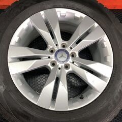 【DL WM02 255/55R18】スタッドレス【ベンツ センターキャップ 社外ホイール 18インチ 8J5HPCD112+60】20年製 バリ溝 ベンツ/ML等(STA014) の画像