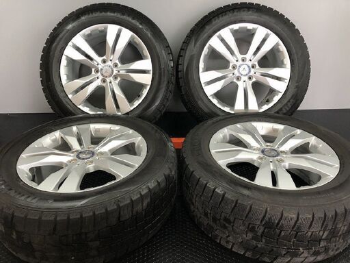 【DL WM02 255/55R18】スタッドレス【ベンツ センターキャップ 社外ホイール 18インチ 8J5HPCD112+60】20年製 バリ溝 ベンツ/ML等(STA014)