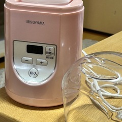 アイリスオーヤマ ヨーグルト 麹 メーカープレミアム  人気のピンク色の画像