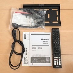 ハイセンス　24A4N 24型　液晶テレビ　壁掛けの画像