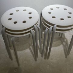 IKEA スツール　6個セットの画像