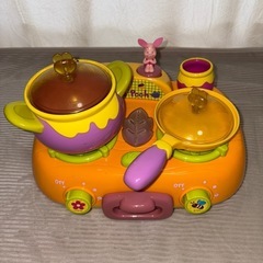 くまのプーさん コンロセット ＆ 冷蔵庫セット おままごとの画像