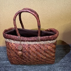 三島工芸品！手作りバックの画像