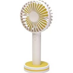 【新品・未使用】ミラー付きハンディファン 箱売り まとめ売り 福岡市引き取り　ノベルティ/販促品に 福岡市  USB充電式 夏物大量販売の画像