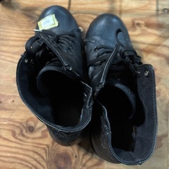 激安💥 厚底ブーツ🥾🖤 Mサイズ ブラック  レディース  靴 ブーツの画像