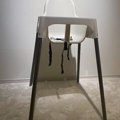 【8/20までお譲り希望】IKEA　ベビーチェア　ほぼ未使用・美品の画像