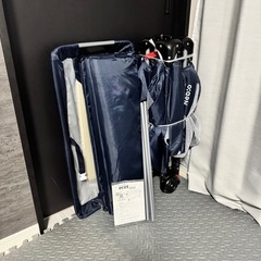 ネビオ☆ecot☆おむつ替えテーブル付☆おまけ付☆プレイヤード☆折り畳みベビーベッドの画像
