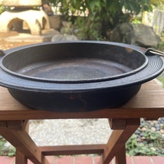 鉄製　すき焼き鍋　25㌢の画像