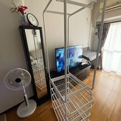 IKEA ALGOT ホワイト スチールラックの画像