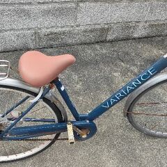  直ぐに乗って帰れます。27インチ自転車  シート破れなしの画像