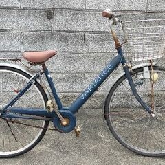  直ぐに乗って帰れます。27インチ自転車  シート破れなしの画像