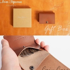 ☆新品　小さな本革財布‼️　ミンクオイル塗り済みです‼️😀星の画像