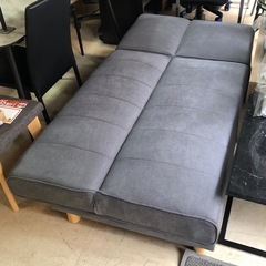 ソファベッド セパレート グレー ソファ ベッド ソファー 布 ファブリックの画像