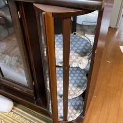 高級棚　食器棚　キャビネット　回転の画像