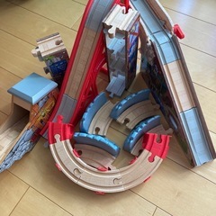 トーマス　木製　レール　玩具の画像