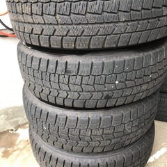 185／70R14 2023年式　冬タイヤ　アルミ付きの画像