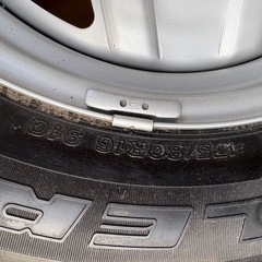 中古　未使用品　ジムニーJB23 スペアタイヤ　１６インチ　ブリヂストンDUELER H/T 175/80R16の画像