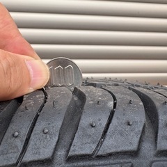 中古　未使用品　ジムニーJB23 スペアタイヤ　１６インチ　ブリヂストンDUELER H/T 175/80R16の画像