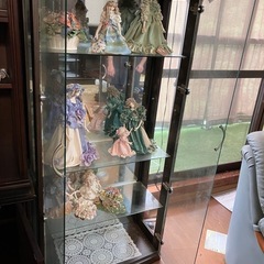 飾り棚　収納棚　ラック　高級棚　ガラス棚の画像