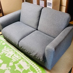 【美品】ソファーベッド　2人掛け　の画像