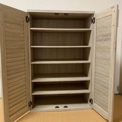 【美品】ルーバーシューズボックス　の画像
