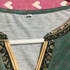 ◆ワンピース◆グリーン系　3L 代理出品の画像