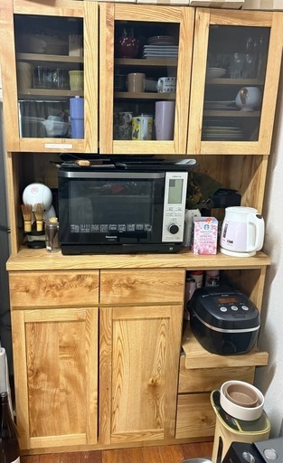 【締切間近】食器棚 お値下げしました。