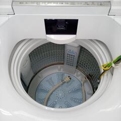 リユースのサカイ太田店　値下げしました。★ジモティ割あり★ AQUA 洗濯機 8ｋｇ 21年製 ／クリーニング済み OJ10480の画像