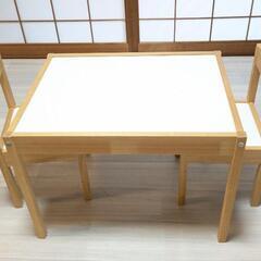 IKEA　LÄTT 子ども用テーブル＆チェア２脚の画像