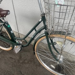 ８J11　ホームサイクル２７サイズ　オートライト付　★自転車専門店の中古車です★　【消費税込み・防犯登録６００円込みの画像