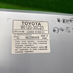 トヨタ　GRS180 GRS183 クラウン　純正　 オーディオ　86120-30C20 本体のみ　動作確認済み　S50218088の画像