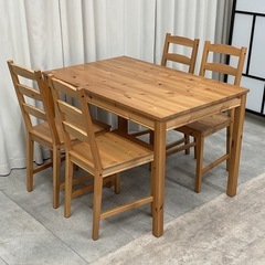 【12/31まで】【名古屋市 引取】 IKEA ヨックモック ダイニングテーブル IKEA（イケア）のヨックモックダイニングセットのご紹介【堺福田