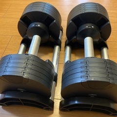 ヌオ　フレックスベル20kg2個 2kg刻み　ホームジム 可変式ダンベルの画像