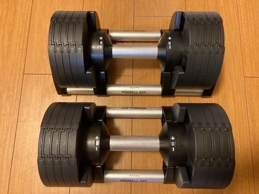 【同時購入】② フレックスベル 可変式ダンベル20kg　4kg刻み　ヌオ 美品 2kg刻み 20kg FLEXBELL NUO 可変式ダンベル 1/2 楽天市場