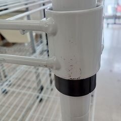 リユースのサカイ栃木店★ジモティ割あり★  スチールラック ホワイト W90×D46×H150 クリーニング済み TC10183の画像