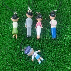 サザエさん一家 ストラップ 5体の画像