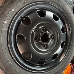 スペーシアギア　純正タイヤ＆アルミホイールの画像