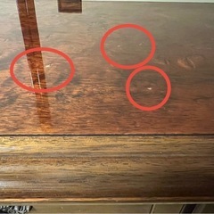 マルニ製　木製ダークブラウン　アンティークキャビネット　猫脚　3枚ドア&3引出しの画像