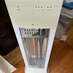 タワー型電気ストーブ首振り式中古動作品の画像