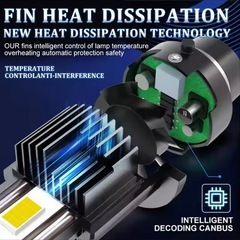 【D2S専用】 HID→LEDバルブ2個セット車検対応 爆光キャンセラー内蔵の画像