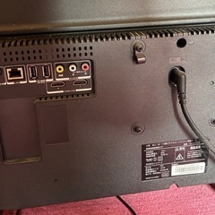 簡単録画たっぷり1TB外付けHDD付き32型ハイビジョンテレビの画像