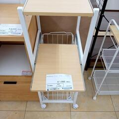 リユースのサカイ太田店★ジモティ割あり★  マルチラック ホワイト✕ライトブラウン H101.5×D41×W34.5 クリーニング済み OJ10490の画像