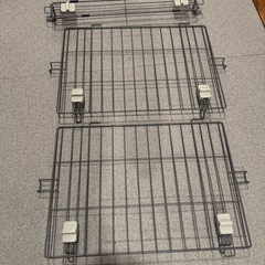 アイリスオーヤマ　ペット用サークル ロータイプ 屋根付き アッシュグレー の画像