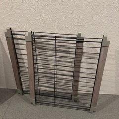 アイリスオーヤマ　ペット用サークル ロータイプ 屋根付き アッシュグレー の画像