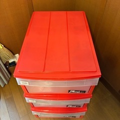 押入れ収納ケース×3個セットの画像