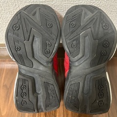 瞬足　こども靴　赤の画像