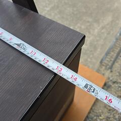 ニトリ チェストラック オシャレ 破損有りの画像