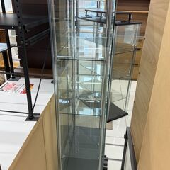 【直接引き取り限定】地球家具 ジョニー ロック付きガラスショーケースの画像